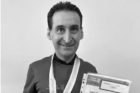 Michel, travailleur de l’ESAT ANAIS de Paris au Marathon de Paris